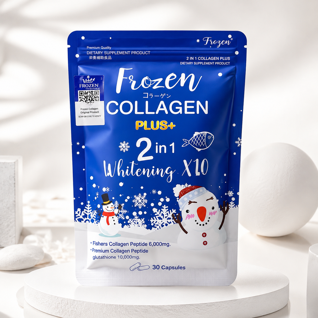 Frozen Collagen Plus+ 2 in 1 Whitening X10 Beauty Capsules 30 Softgels
