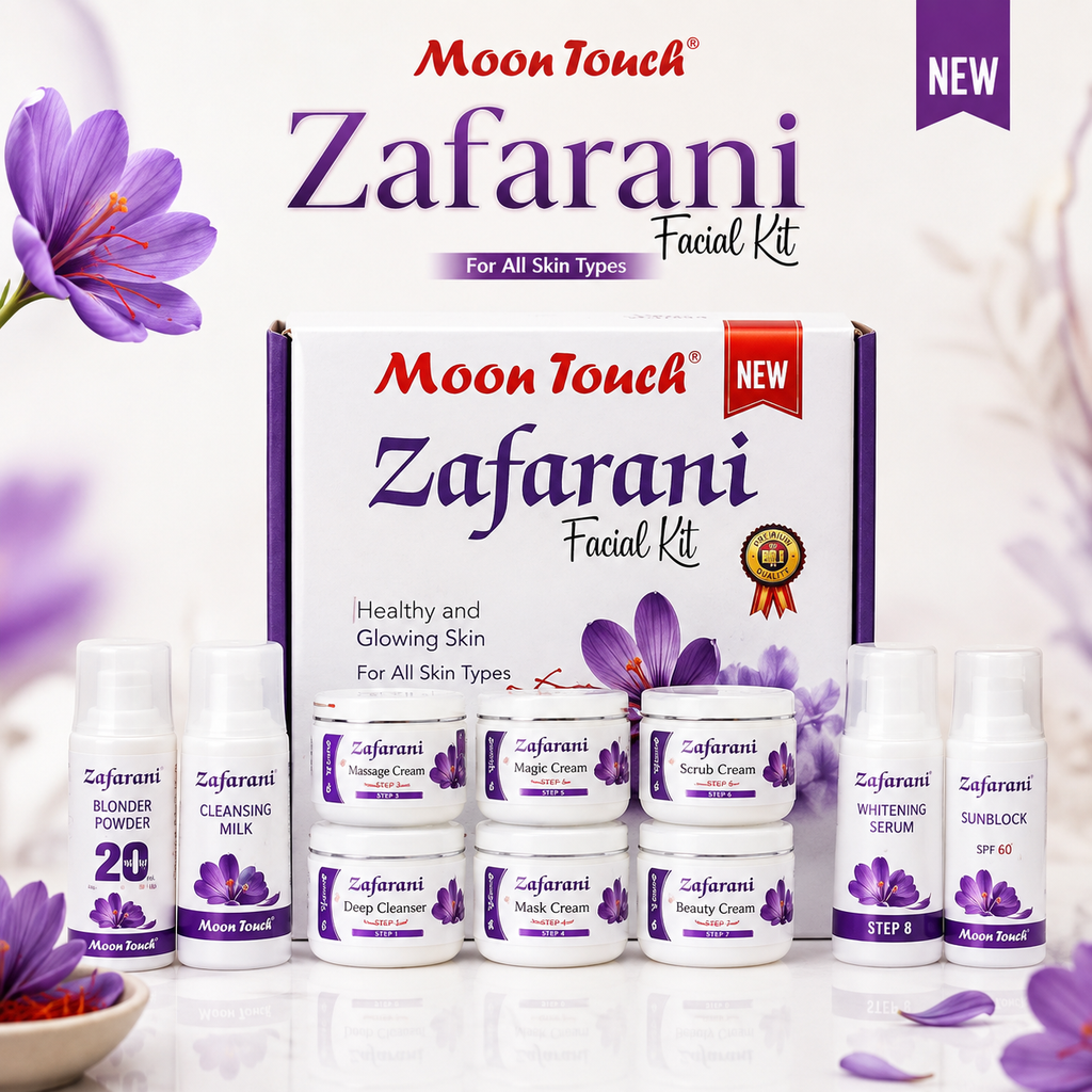Moon Touch Zafarani Facial Kit Complete Skin Care Treatment Set