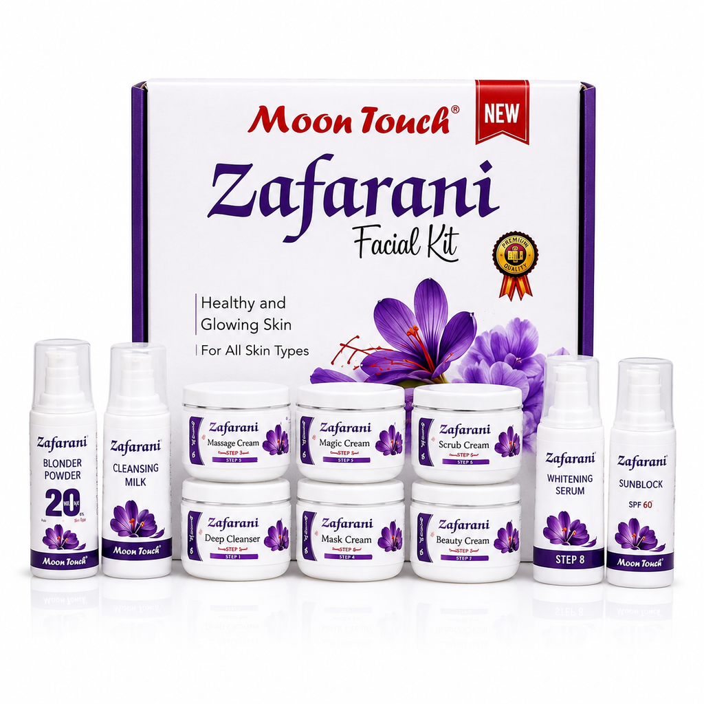 Moon Touch Zafarani Facial Kit Complete Skin Care Treatment Set
