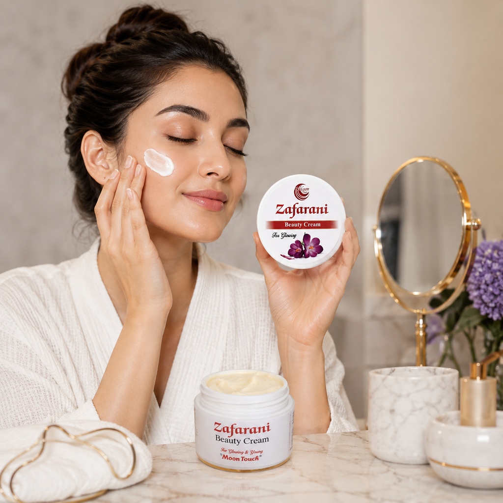 Moon Touch Zafarani Beauty Cream Glowing Skin Moisturizing Face Cream