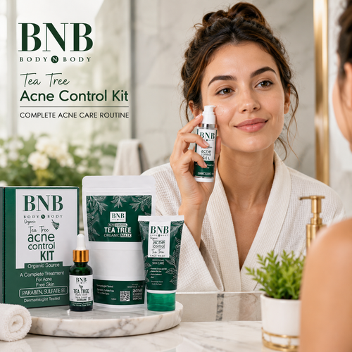 BNB Tea Tree Acne Control Complete Organic Skin Care Kit