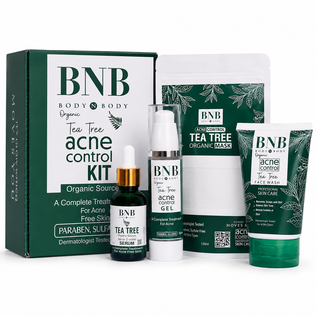 BNB Tea Tree Acne Control Complete Organic Skin Care Kit