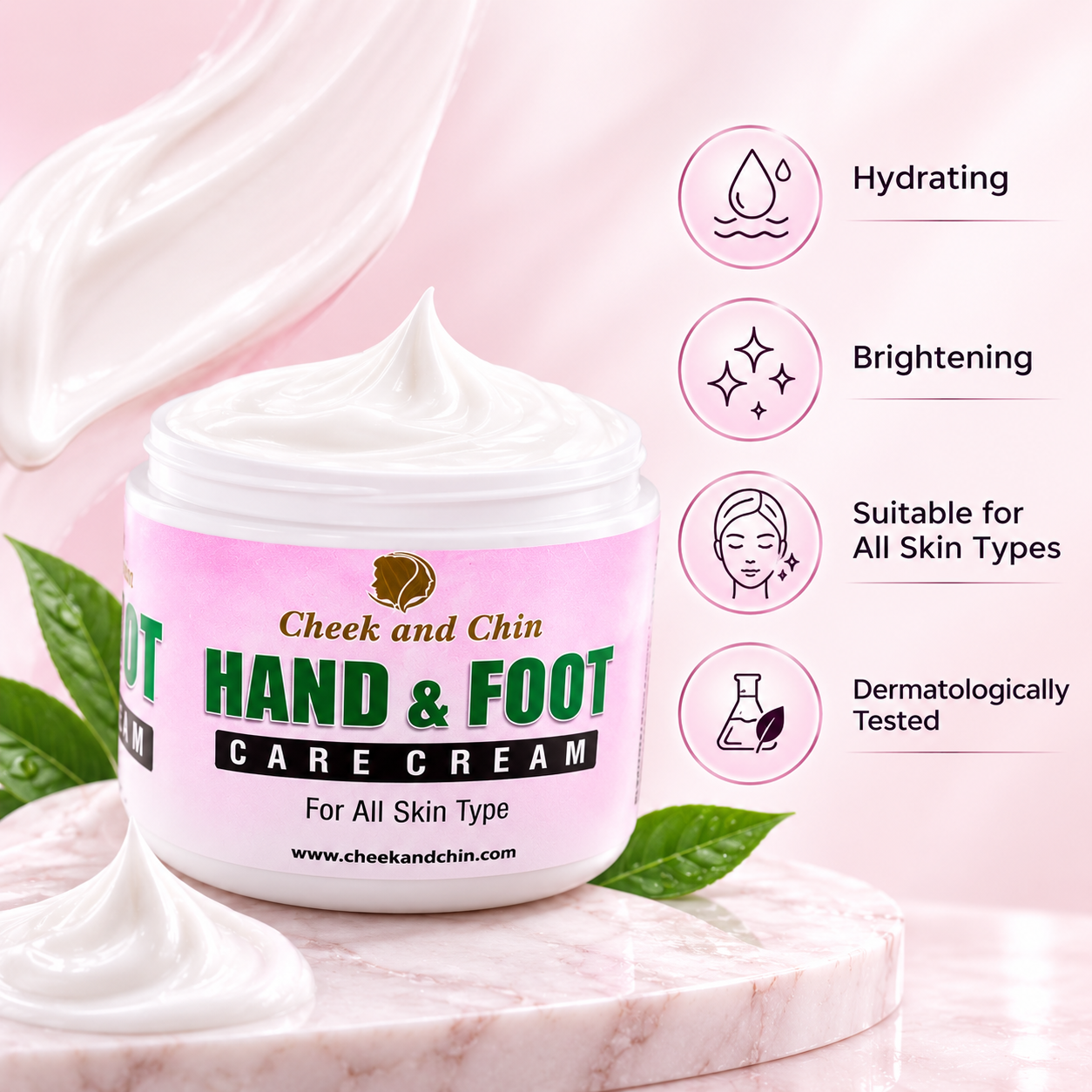 Cheek & Chin Hand & Foot Care Cream Deep Moisturizing Skin Cream