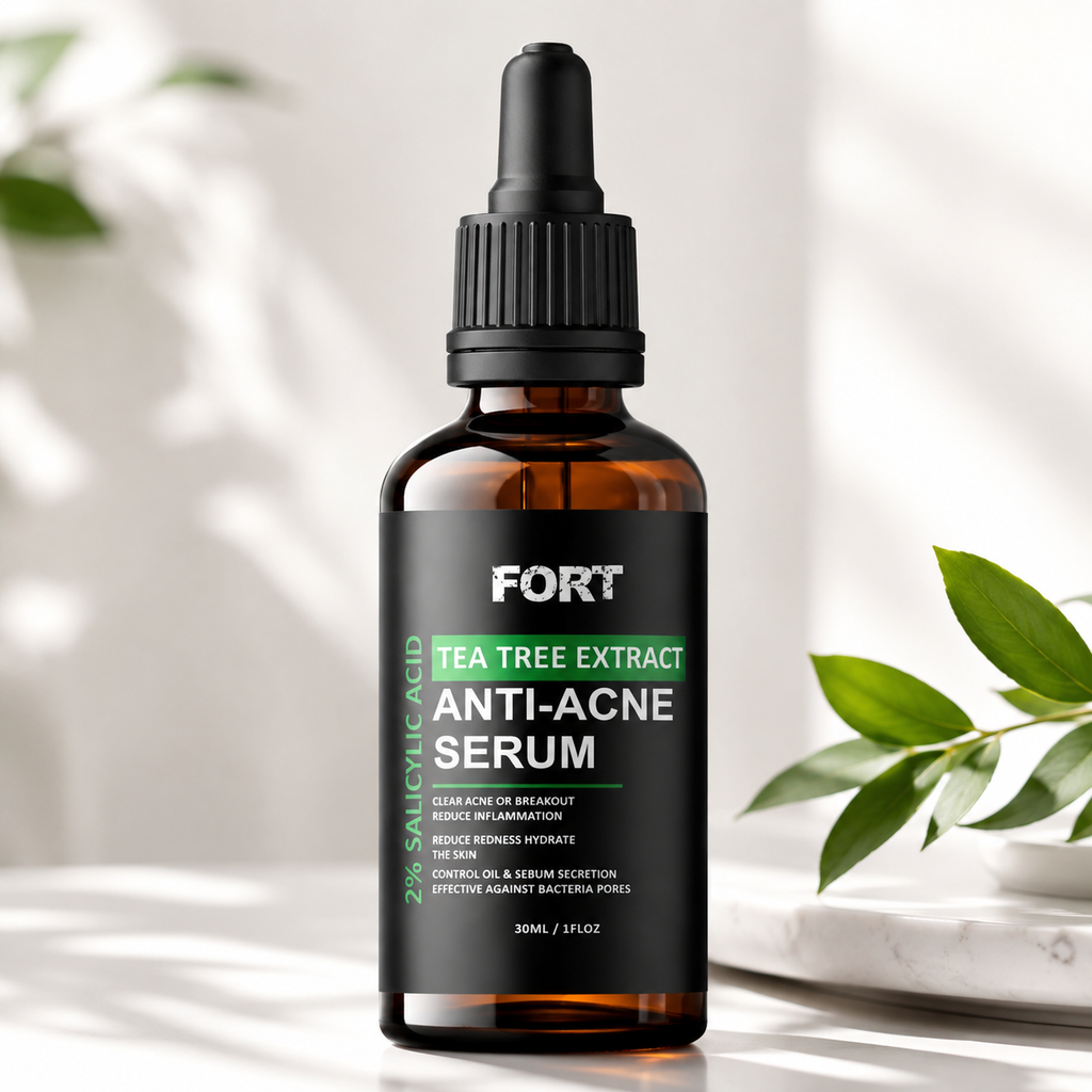 FORT Tea Tree Anti Acne Serum Blemish Control Face Treatment
