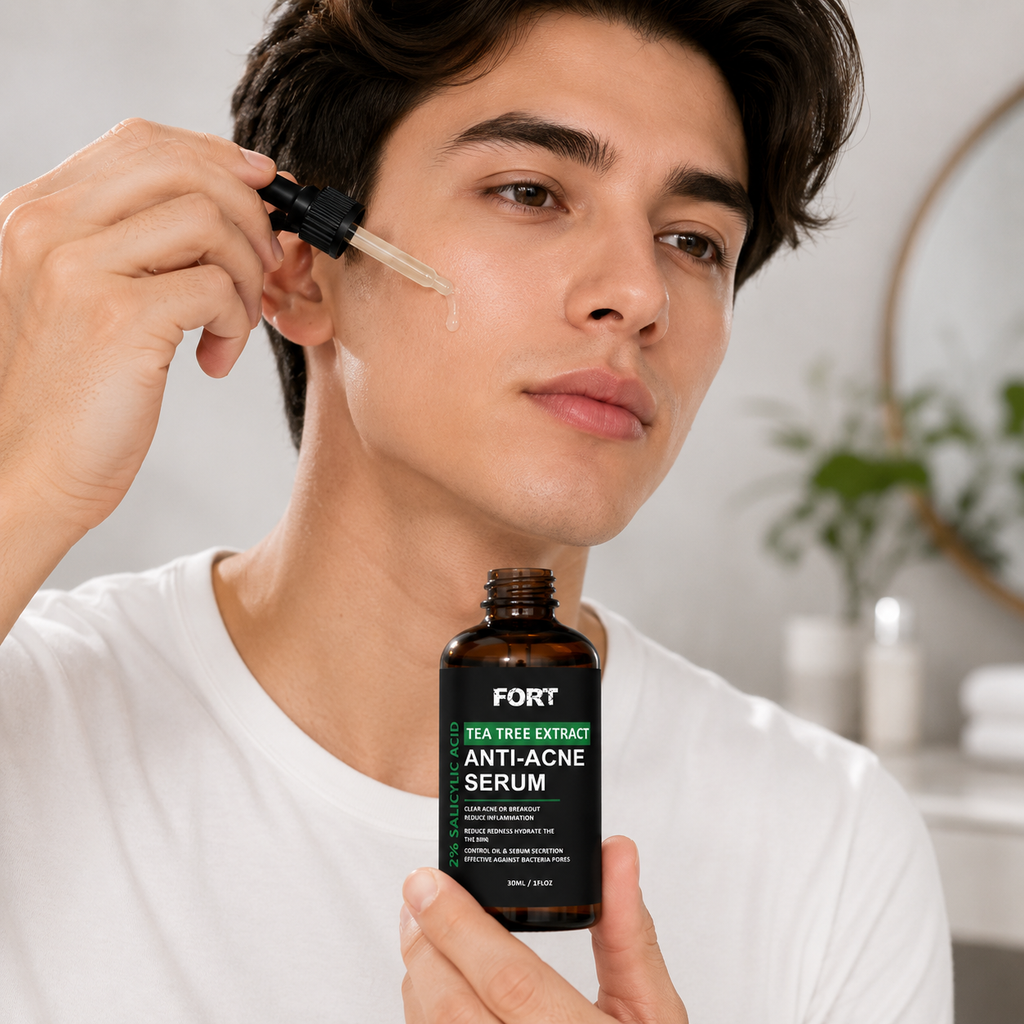 FORT Tea Tree Anti Acne Serum Blemish Control Face Treatment