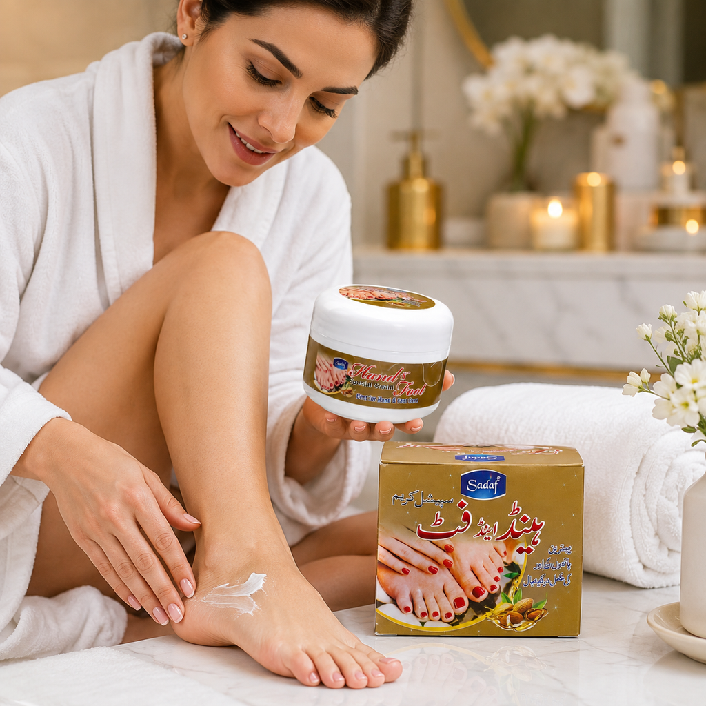 Sadaf Hand & Foot Cream Deep Moisturizing Repair Care 120g