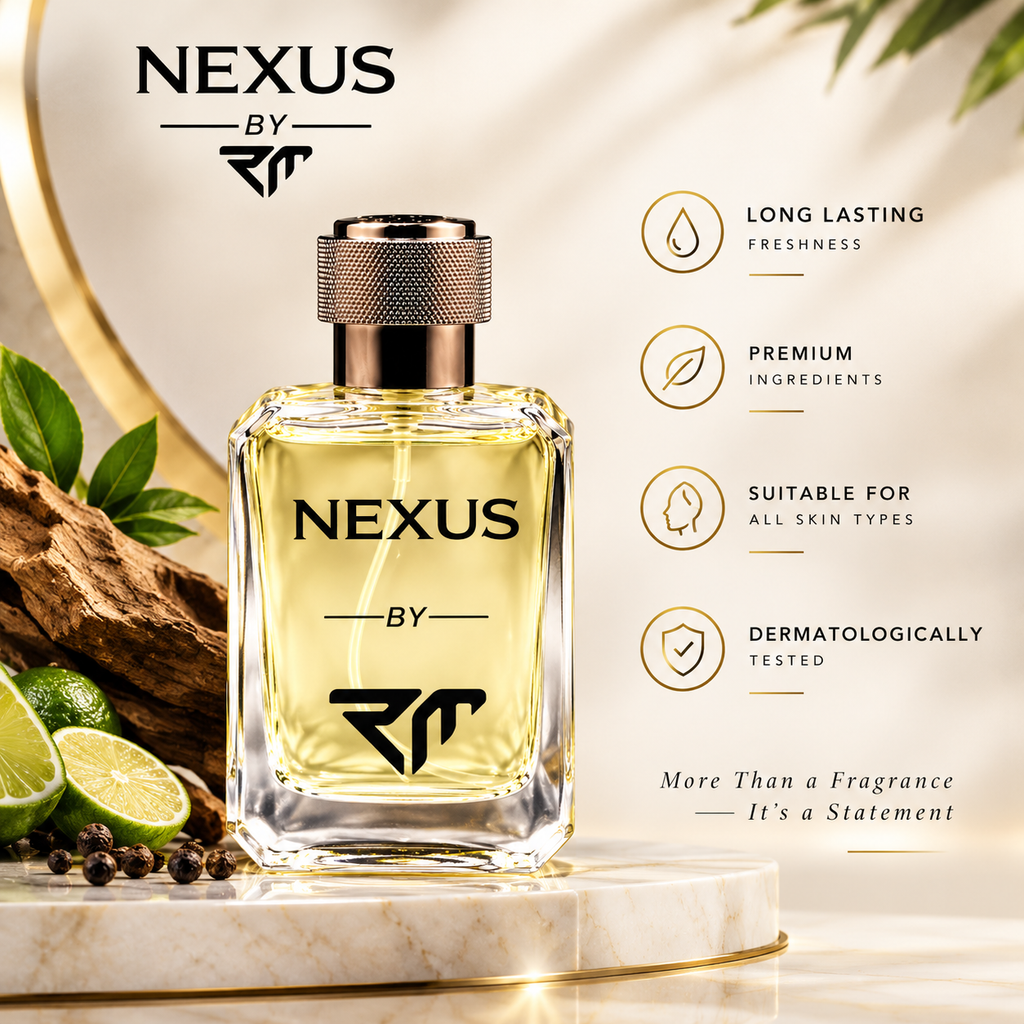 NEXUS by RT – Premium Long Lasting Perfume for Men | Fresh & Elegant Fragrance
