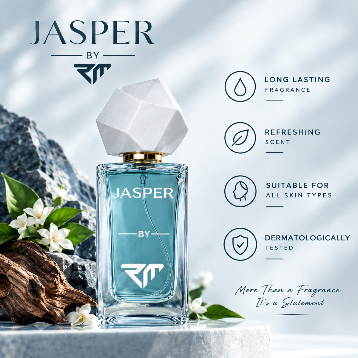 JASPER Perfume by RT – Premium Long Lasting Fragrance for Men | Elegant & Refreshing Scent