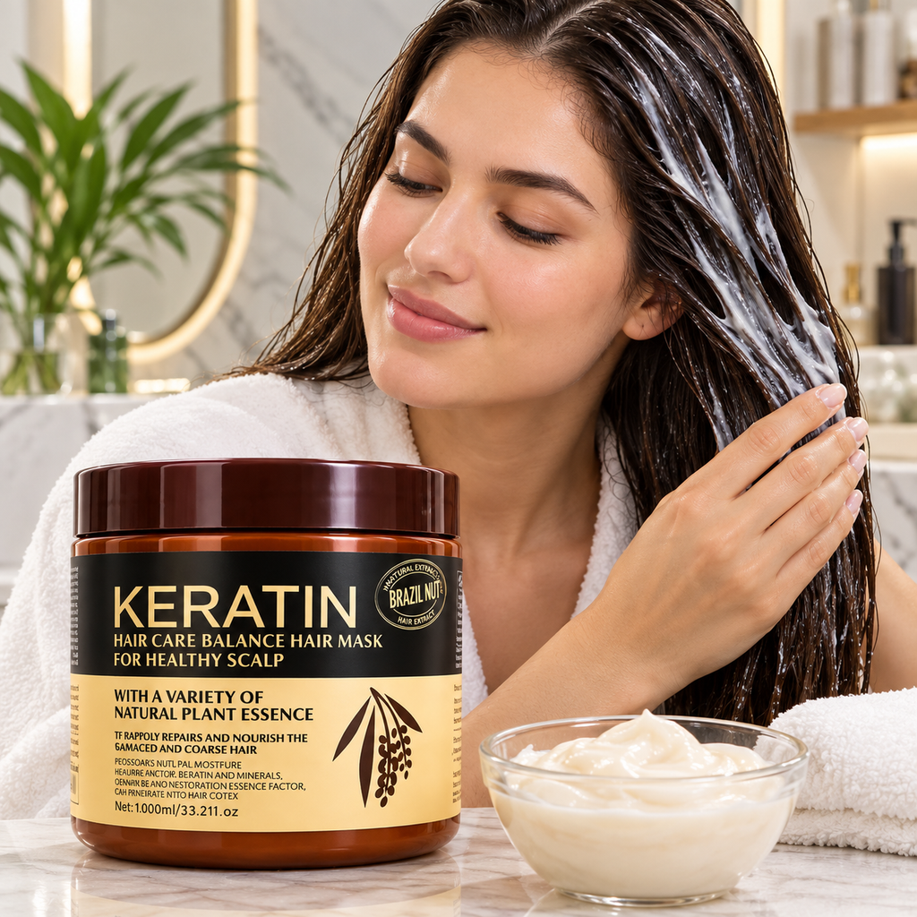Keratin Hair Care Balance Hair Mask Deep Repair Formula 1000ml