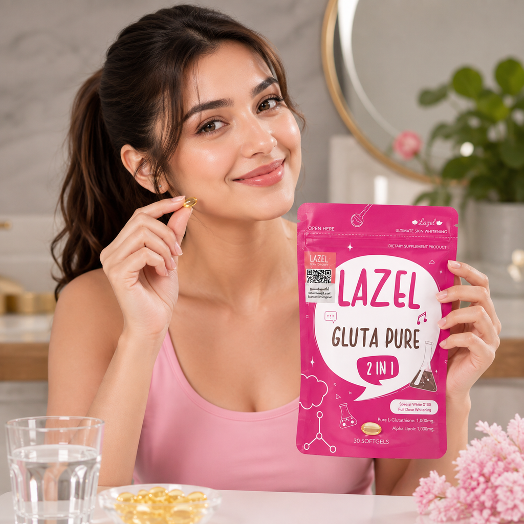 Lazel Gluta Pure 2-in-1 – 30 Softgels | Glutathione & Alpha Lipoic Acid
